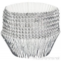 Oasis Supply Baking Cups Jumbo 100-Count Silver Foil - B00CDWXW4Y